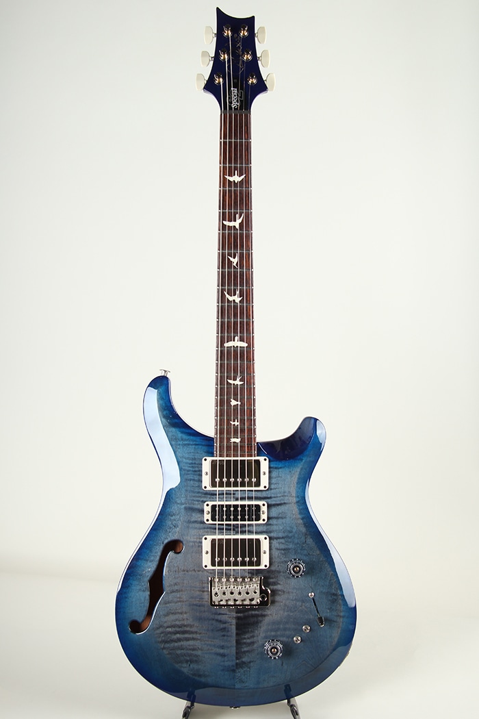 S2 Special Semi-Hollow Faded Gray Black Blue Burst 2025