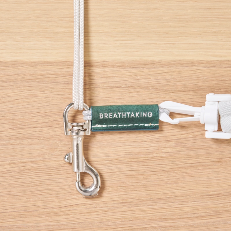 ブレステイキングサックスストラップ三木楽器200周年限定カラー【オーシャンブルー×ホワイト Lサイズ】 ホワイト L Wind Forest