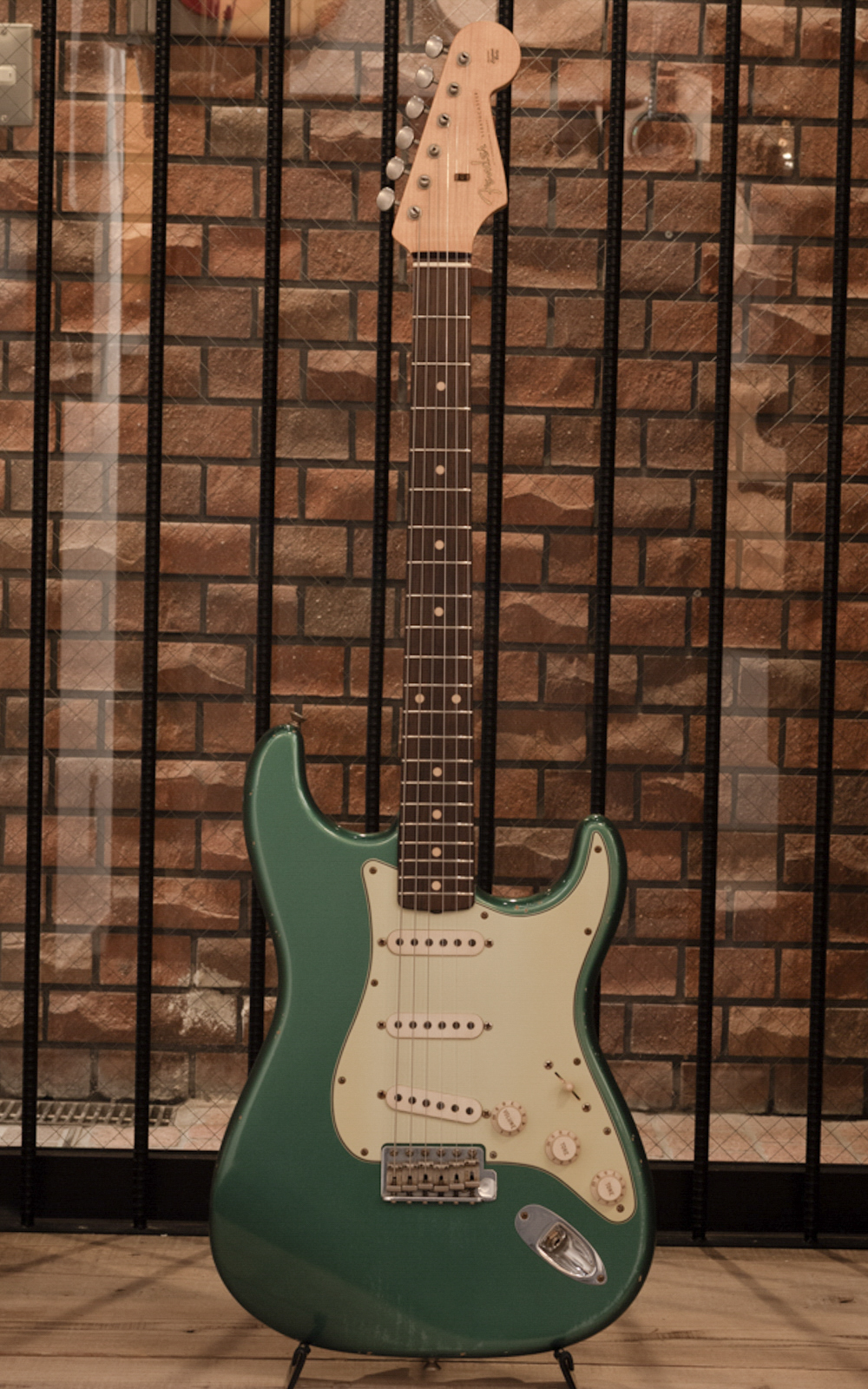MBS LTD 1960 Stratocaster Relic Brazilian Rosewood FB Sherwood Green Metallic Built by John English / 2006