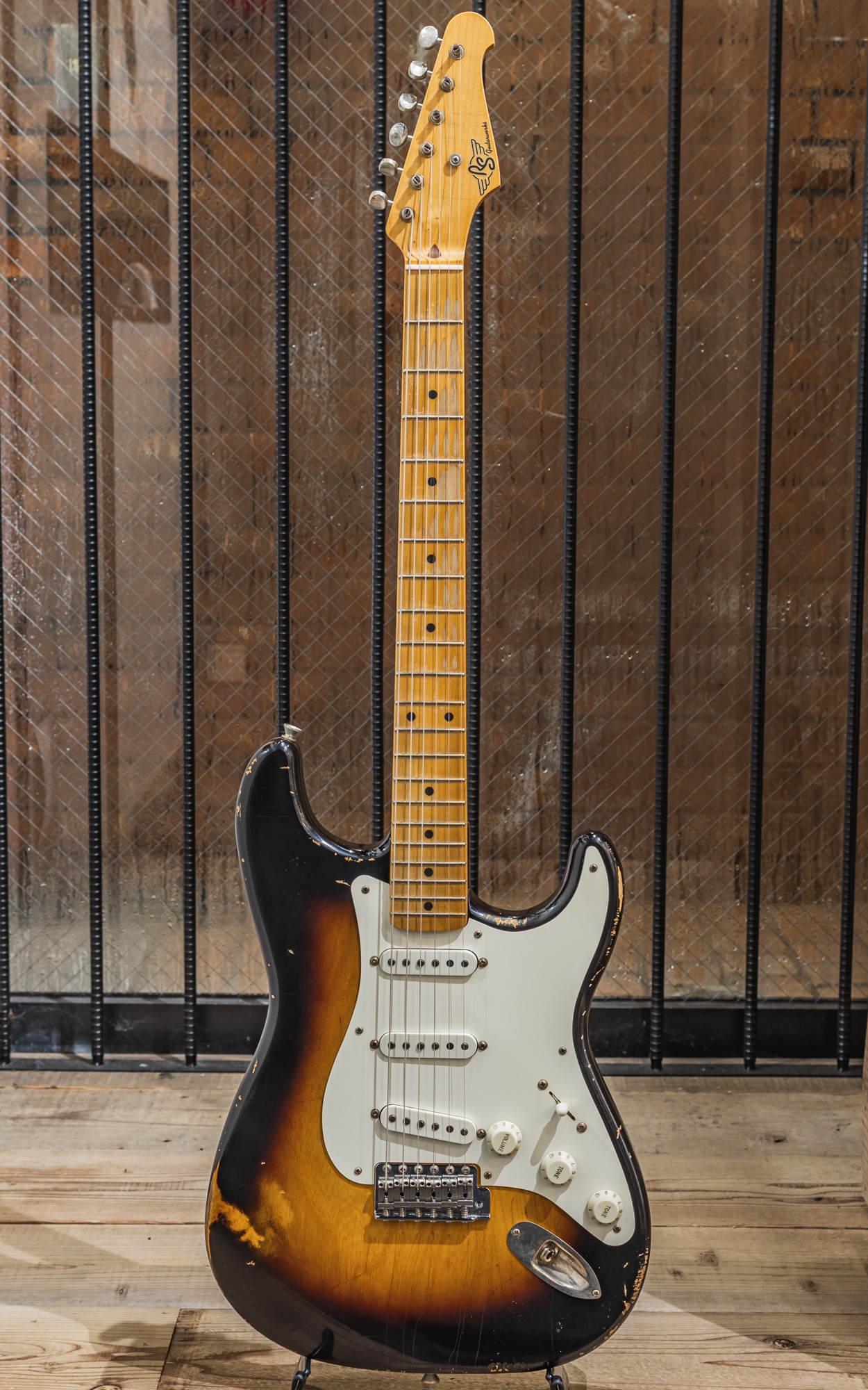 Contour Whiteguard "Ash Body" Two Tone Burst Road Killed