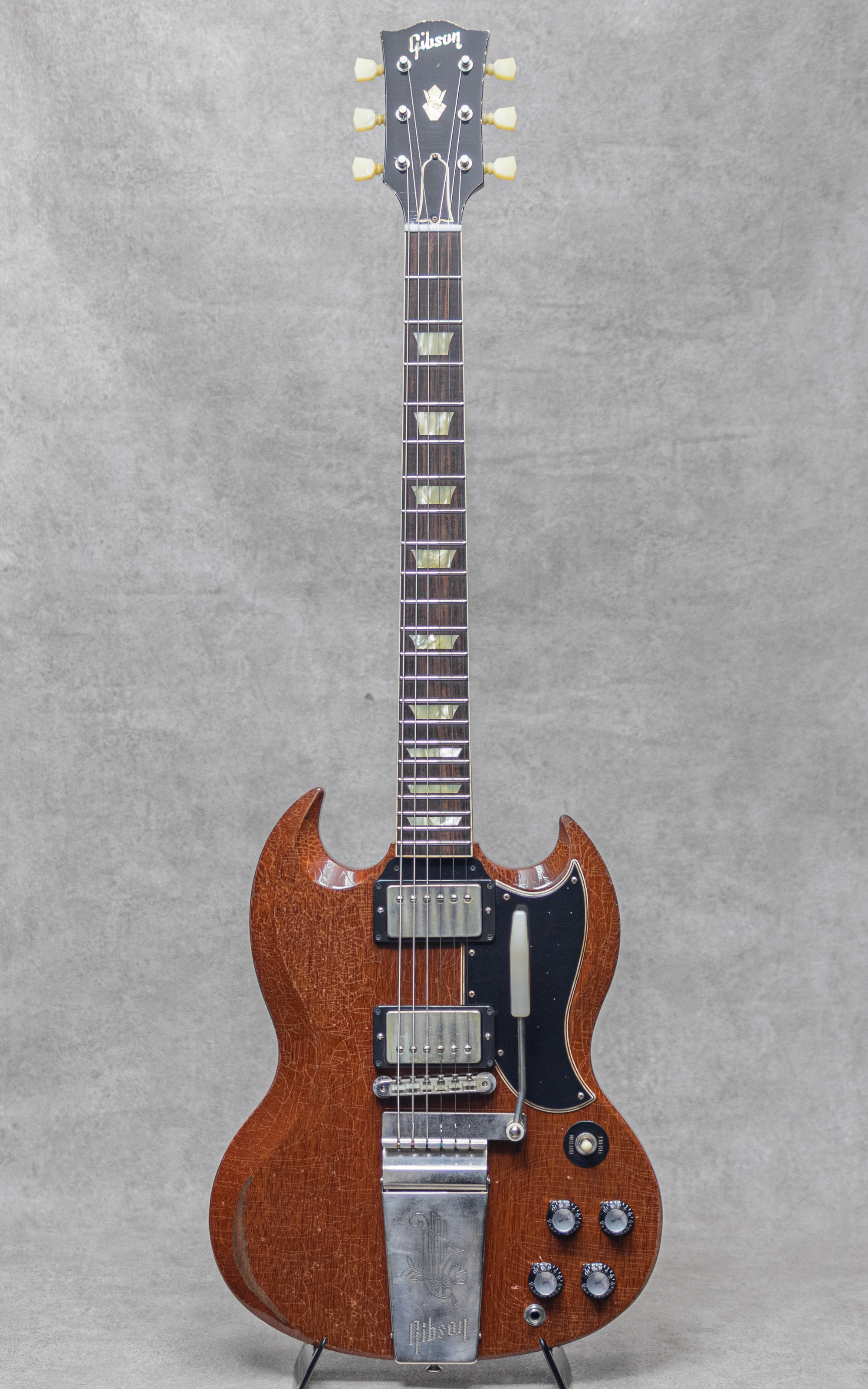 Murphy Lab 1964 SG Standard With Maestro Vibrola Faded Cherry Heavy Aged / 2022