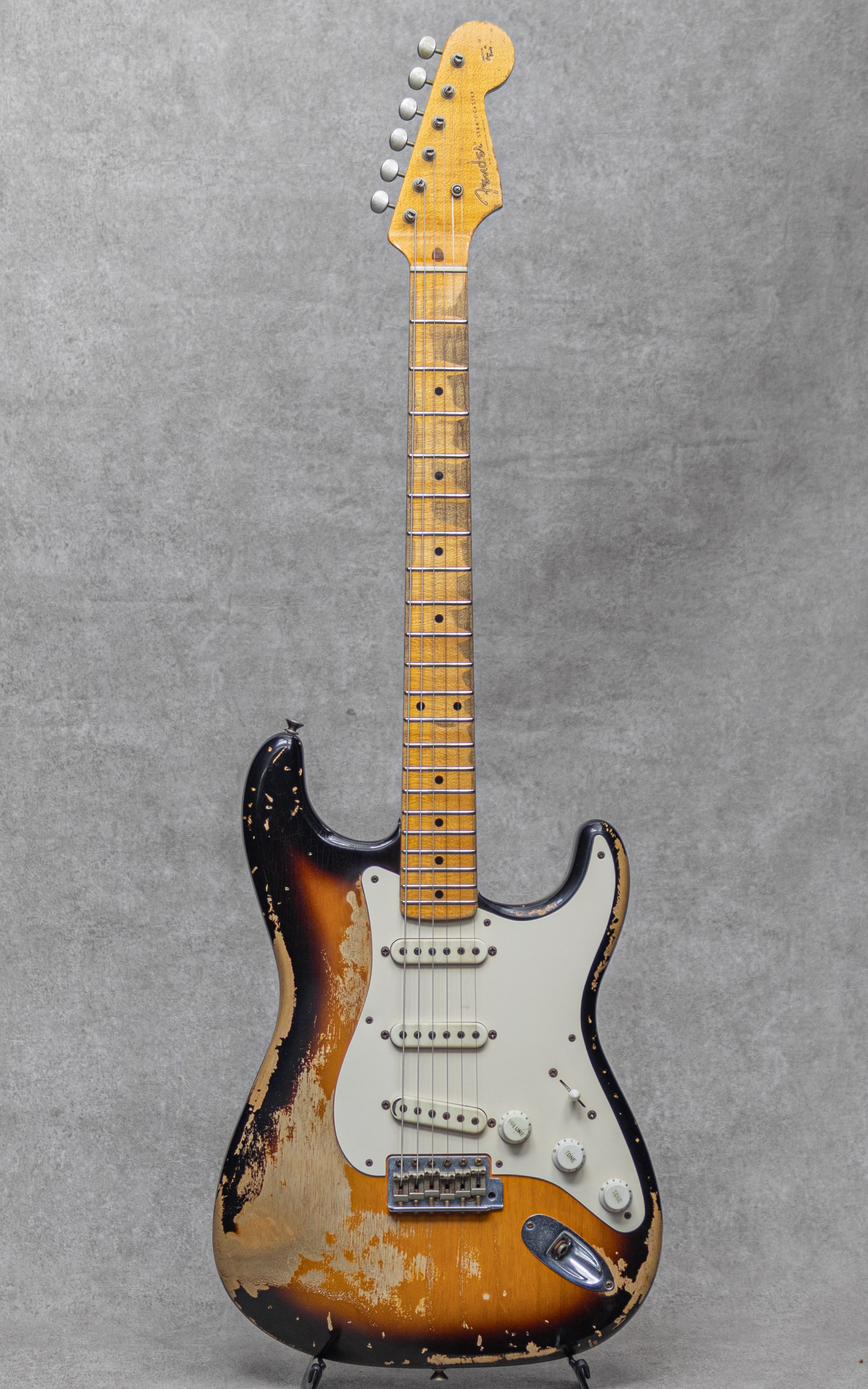 MBS 1954 Stratocaster Heavy Relic 2 Color Sunburst Built by Dennis Galuszka / 2014