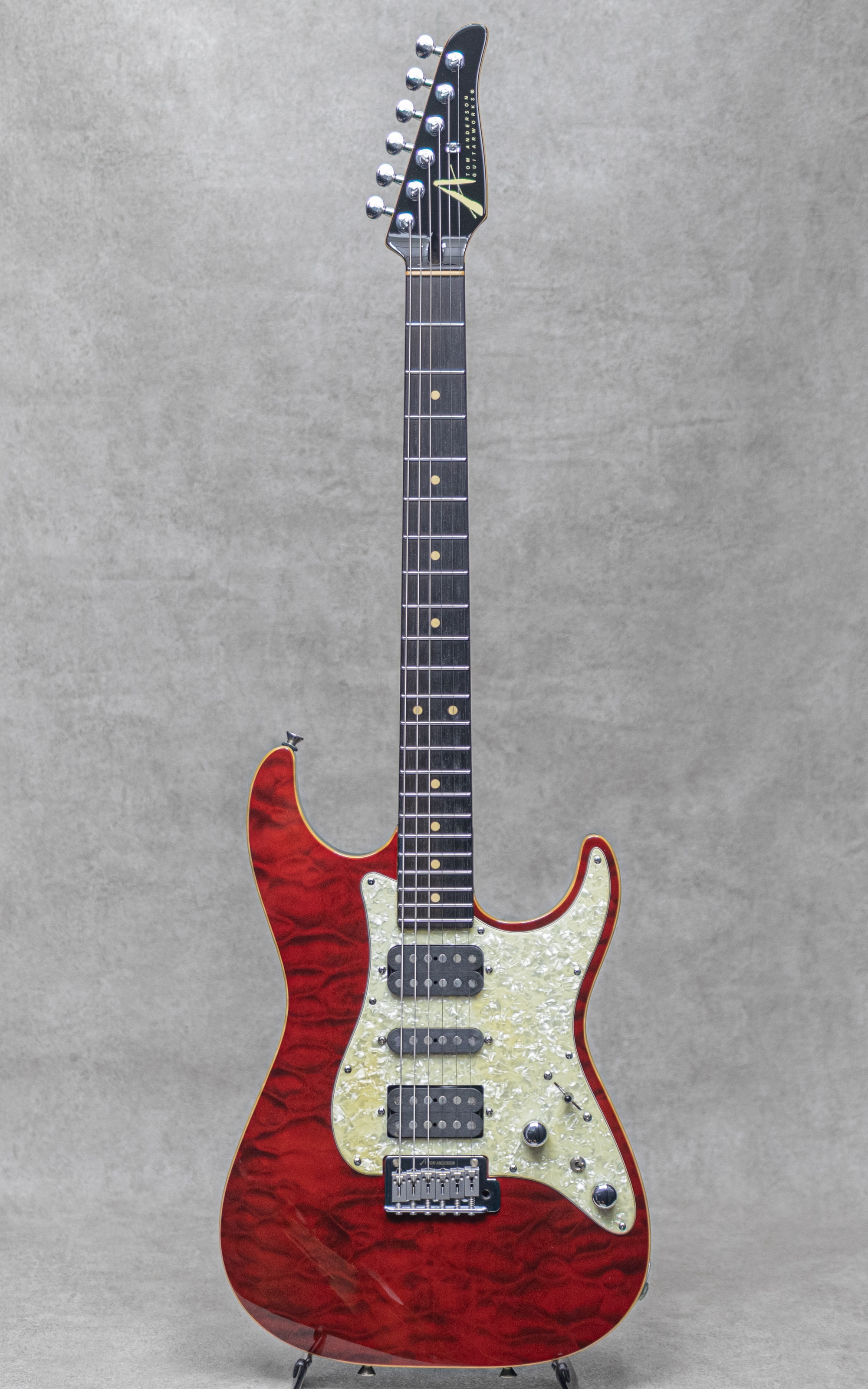 Hollow Drop Top Classic Cajun Red with Binding / 2005