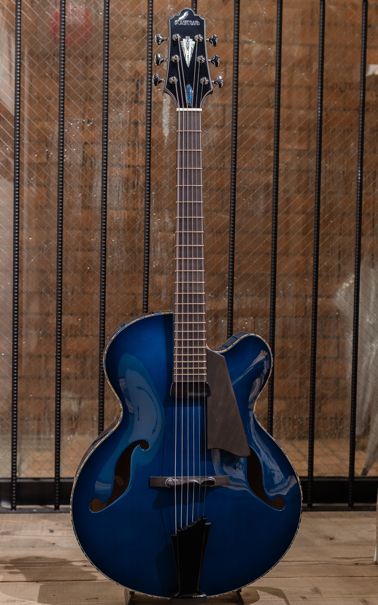 16" Archtop "Blue Gold Leaf"