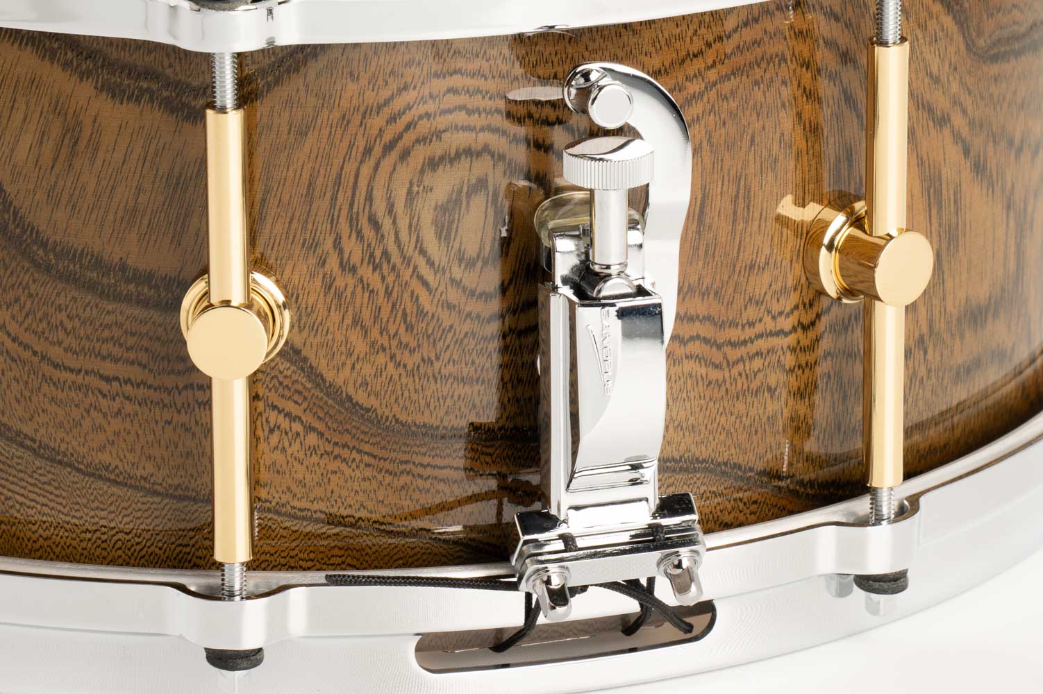 ストレン様専門 HS-1465 Zelkova Ninja Black Snare Drum / Aerial Case付属 14