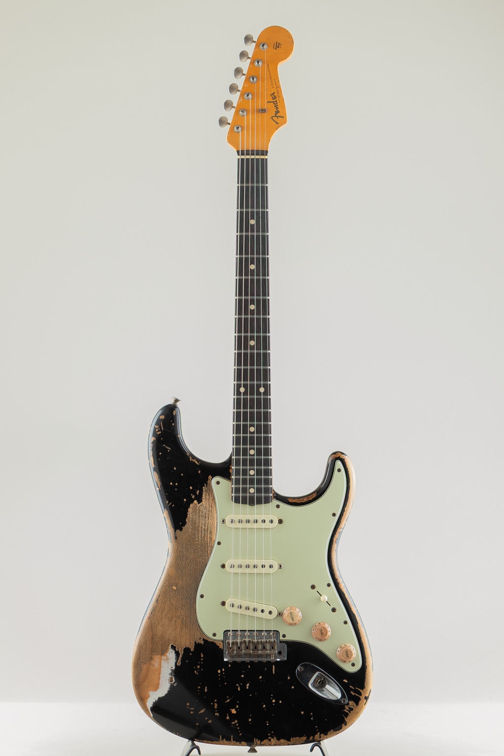MBS 1961 Stratocaster Ultimate Relic Black by Jason Smith w