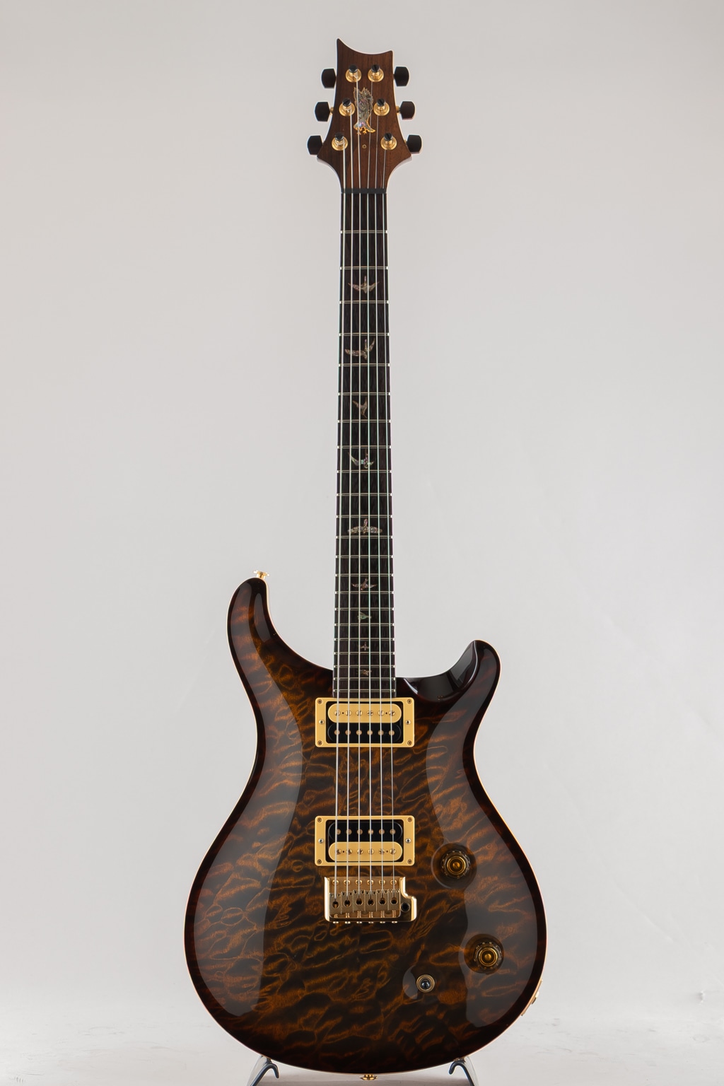 Private Stock # 601 Custom 22 "Quilted Maple Top"w/Brazilian Rosewood Board / Tiger eye 2004
