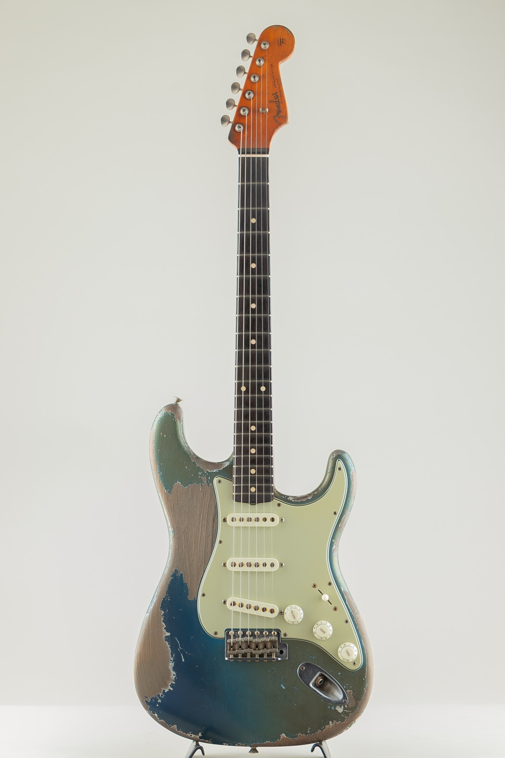 S21 MBS 1961 Stratocaster Heavy Relic/Darker Lake Placid Blue/Lake Placid Blue by Dale Wilson