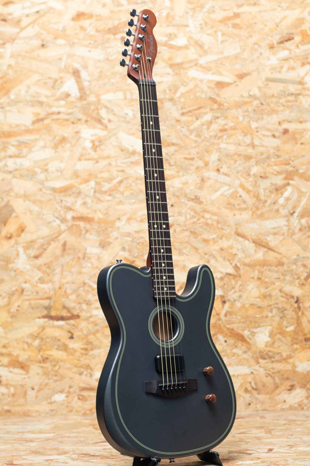 FSR Acoustasonic Standard Telecaster Charcoal Frost Metallic
