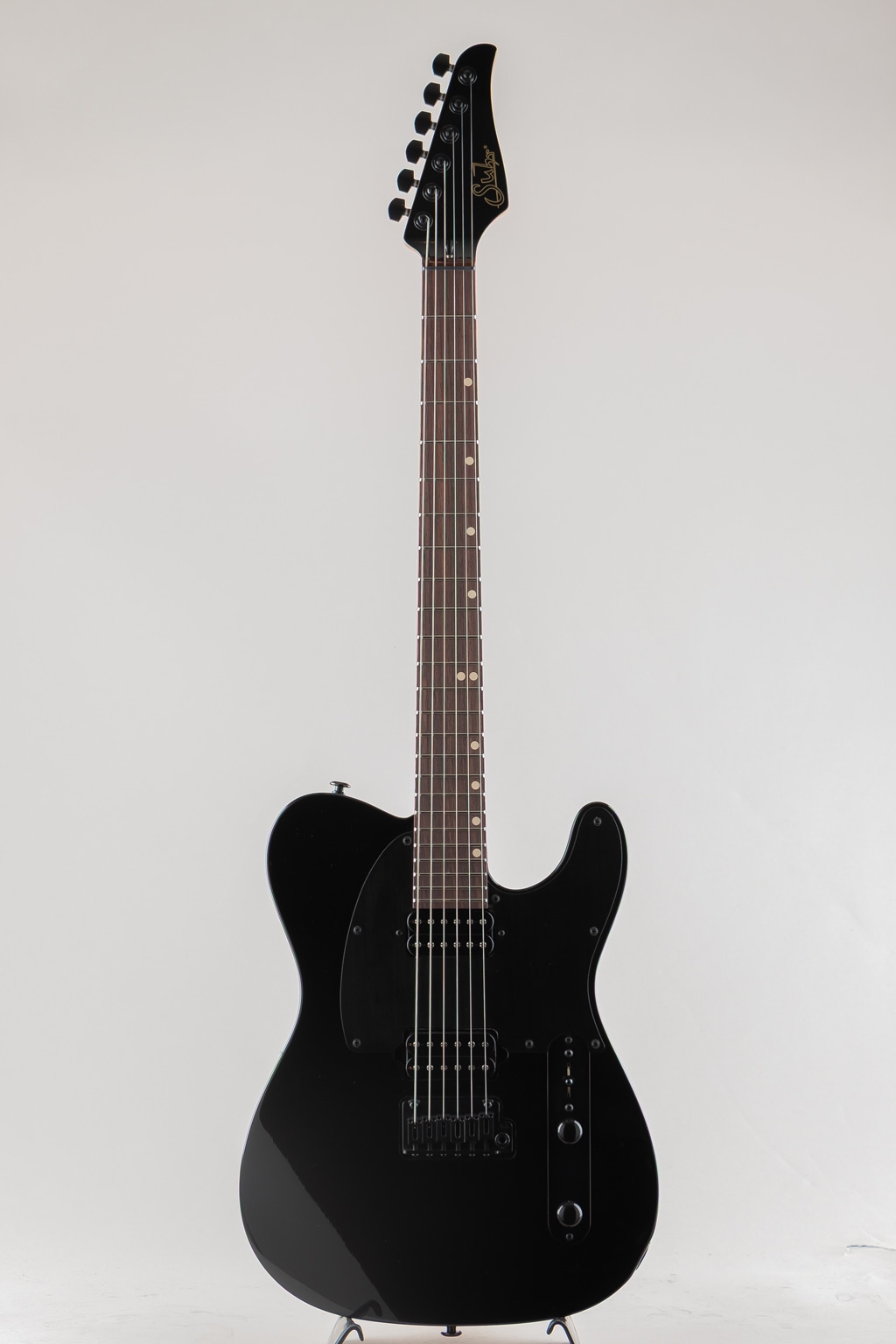 Custom Modern T Antique Black w/Alder Body/3A Roasted Birdseye Maple Neck