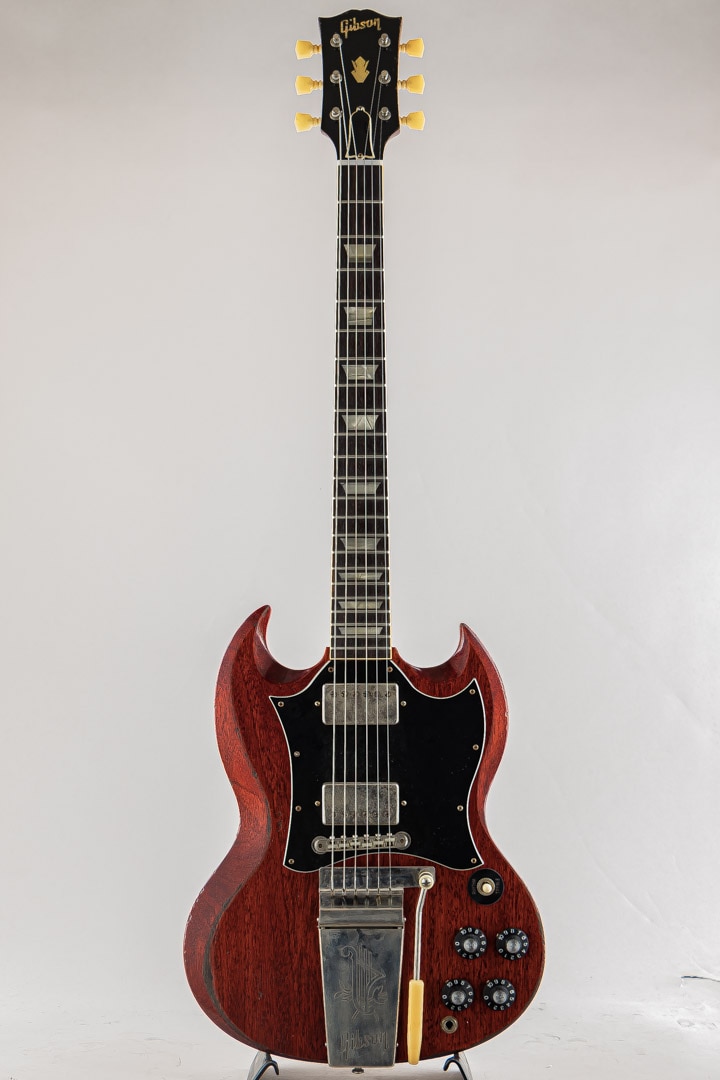 Murphy Lab 1964 SG Standard Reissue Cherry Red w/Batwing Pickguard Maestro Vibrola Heavy Aged【S/N:505014】