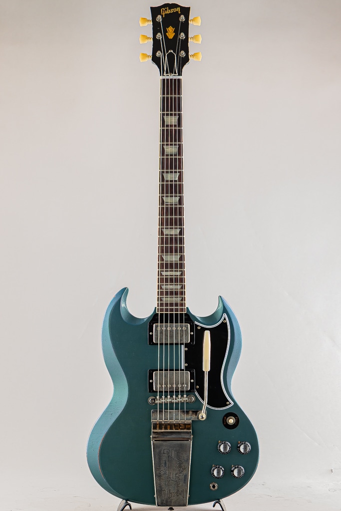 Murphy Lab 1964 SG Standard Reissue w/Maestro Vibrola Light Aged Antique Pelham Blue【S/N:601274】