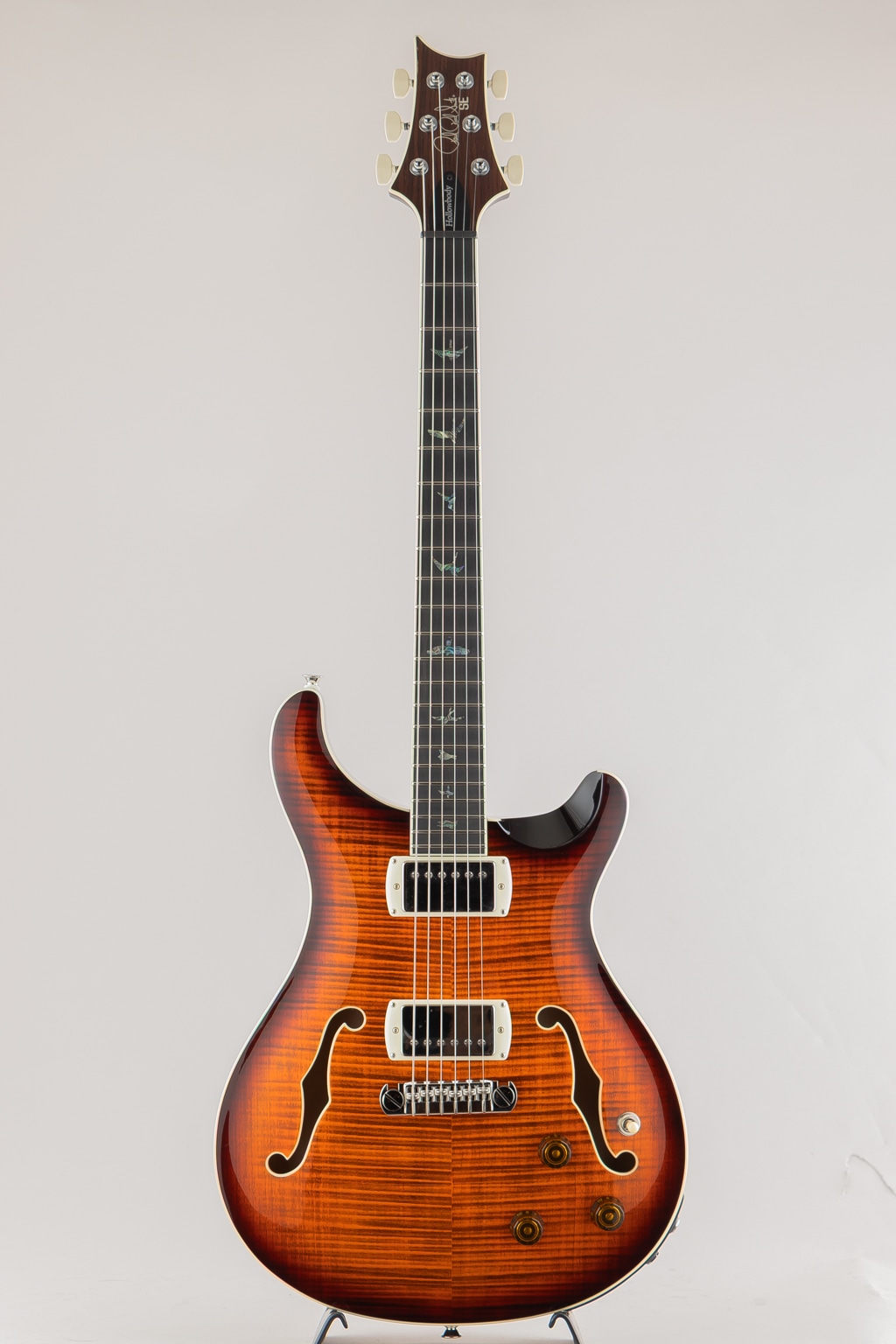 SE Hollowbody II Piezo/Orange Tiger Smokeburst【2025】