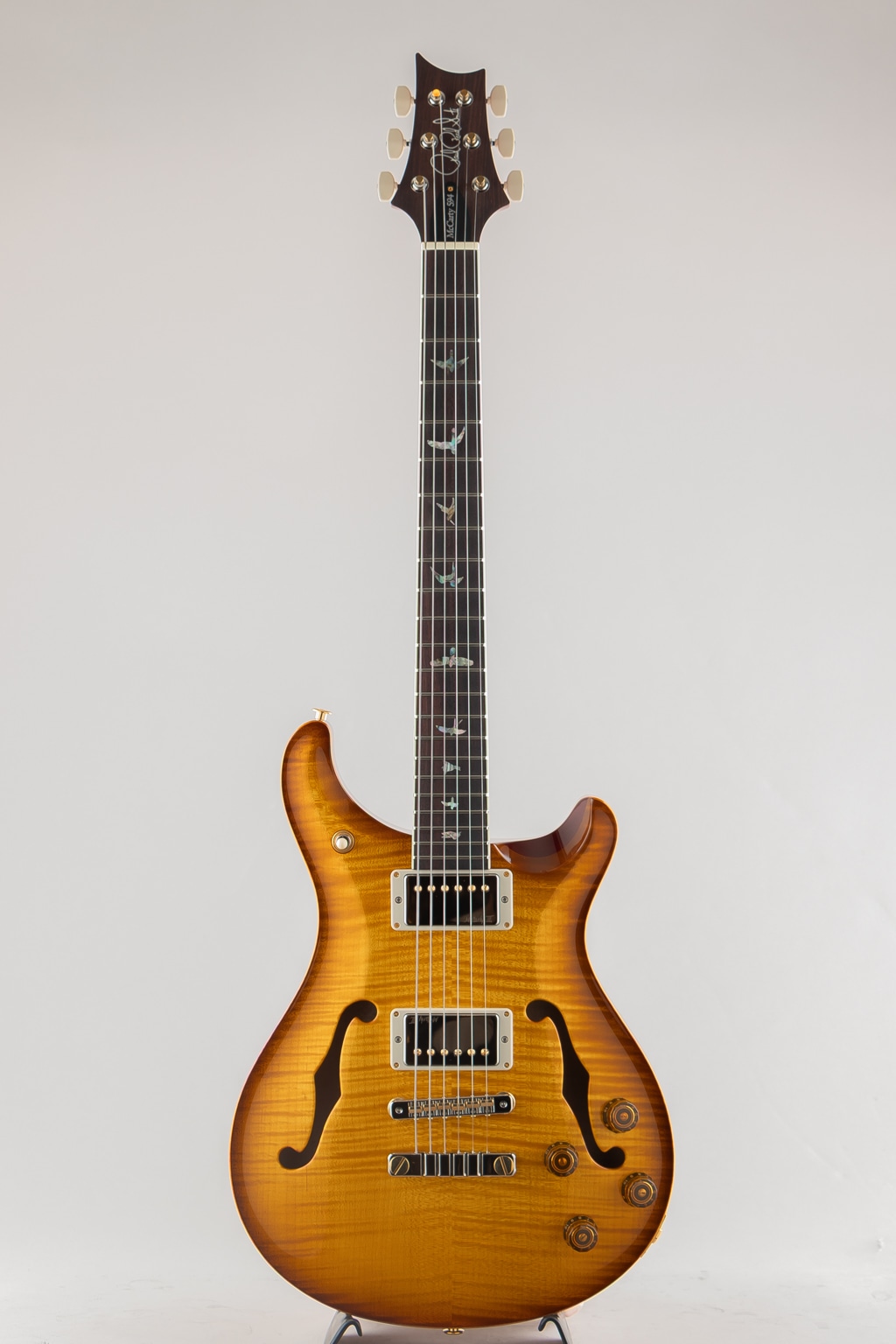 McCarty594 Hollowbody II 10 Top McCarty Sunburst 2025【Paul Reed Smith氏直筆サイン入り個体】