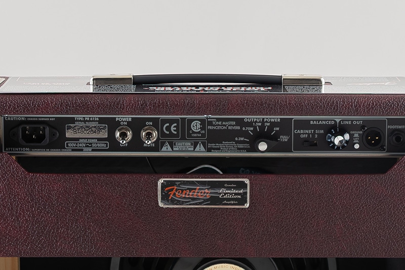 Tone Master Princeton Reverb Wine Red/Bordeaux Factory Special Run 100V JP