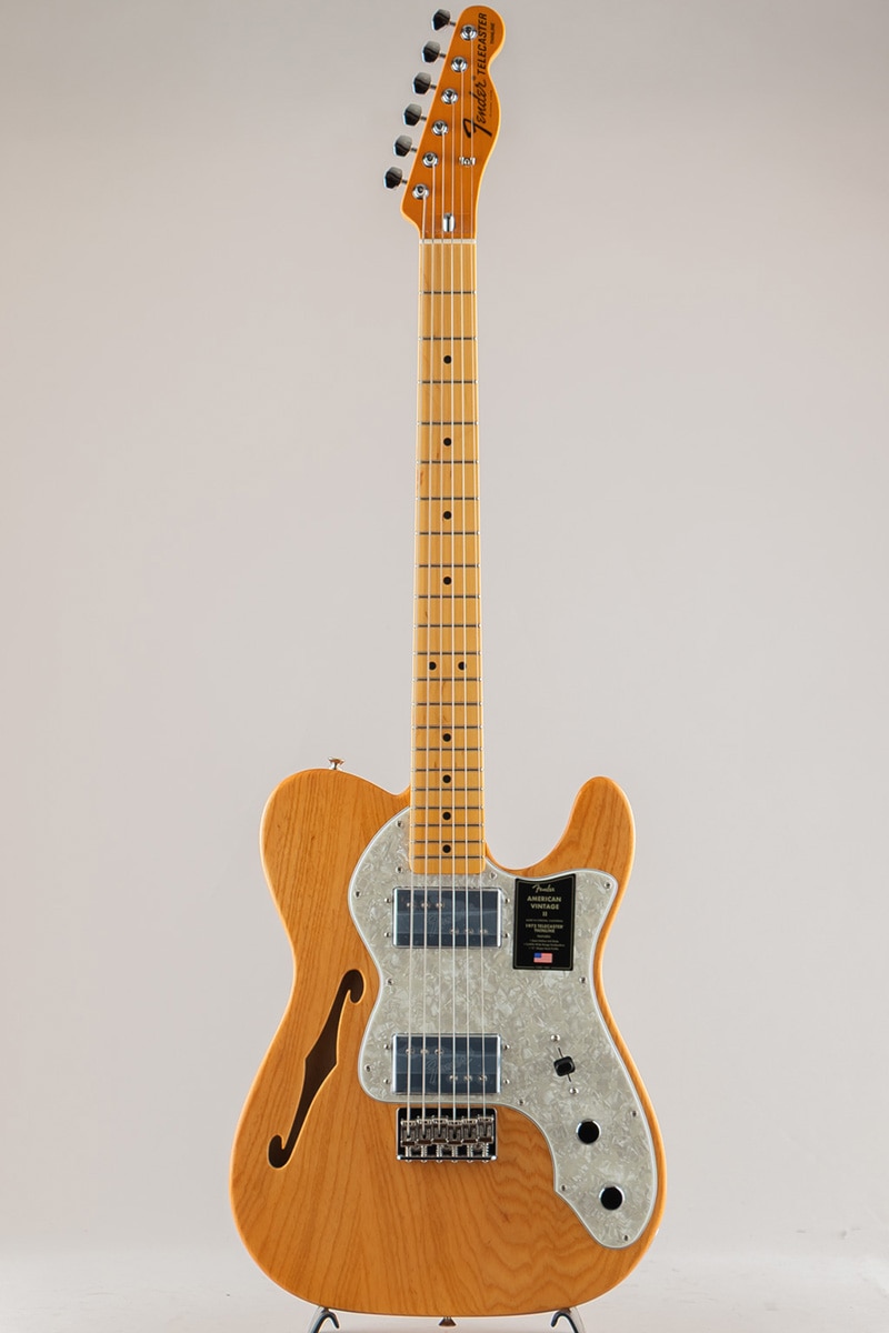 American Vintage II 1972 Telecaster Thinline /Aged Natural/Maple Fingerboard