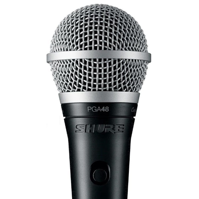SHURE シュアー PGA48QTR キャノン-ホーンケーブル 付 ダイナミックマイク 《正規輸入品 2年保証》