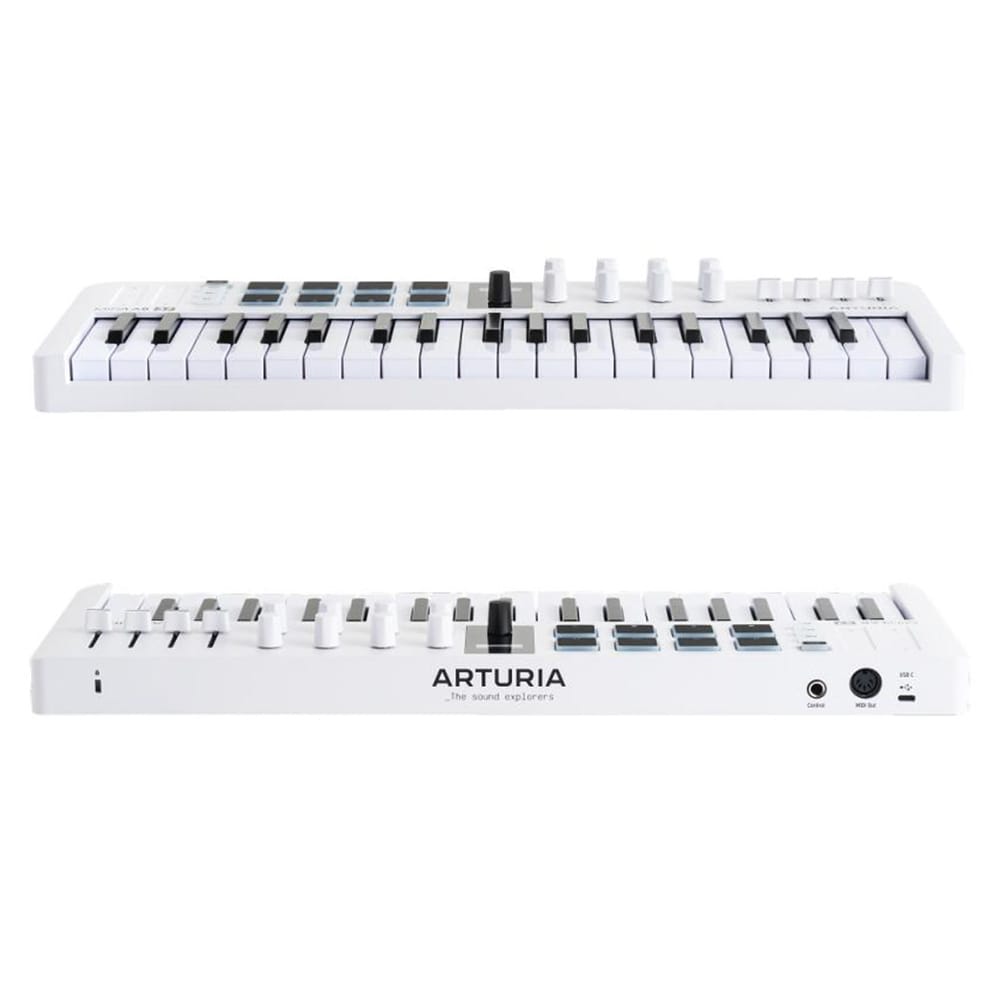 Arturia アートリア MIDIキーボード&パッドコントローラー MINILAB 37 (ホワイト) 37鍵盤 ホワイト DZONE