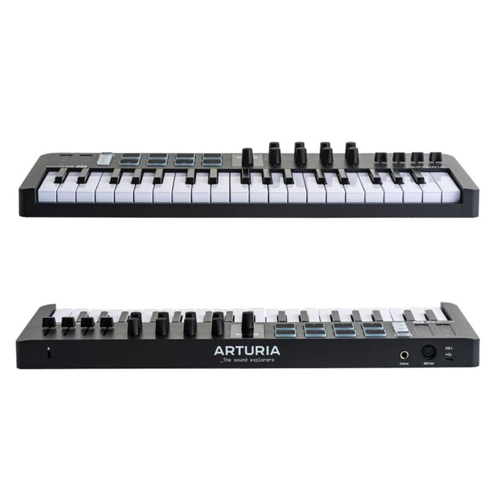Arturia アートリア MIDIキーボード&パッドコントローラー MINILAB 37 (ブラック) 37鍵盤 ブラック DZONE