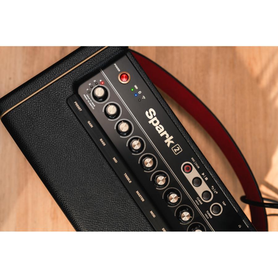Positive Grid Spark 2 ブラック ポジティブグリッド ギターアンプ 50W AI機能 Bluetooth対応 ギター アンプ スパーク ブラック DZONE