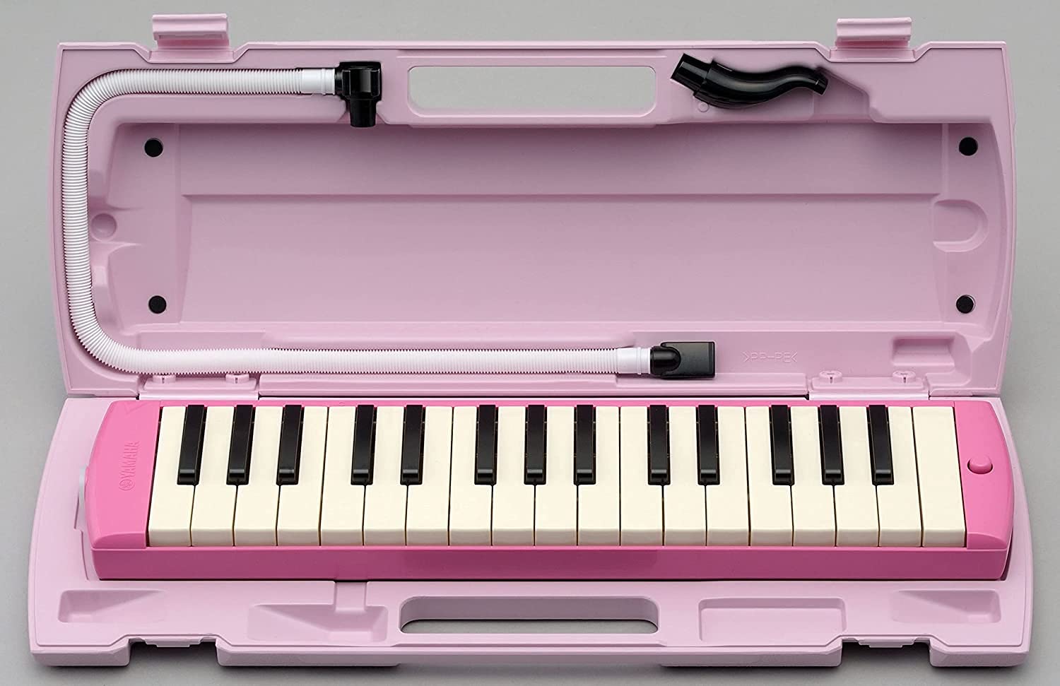 【オリジナルおなまえドレミシールプレゼント】 YAMAHA P-32EP (星座柄バッグセット) ピアニカ ピンク ヤマハ 32鍵盤 ≪メーカー保証1年≫