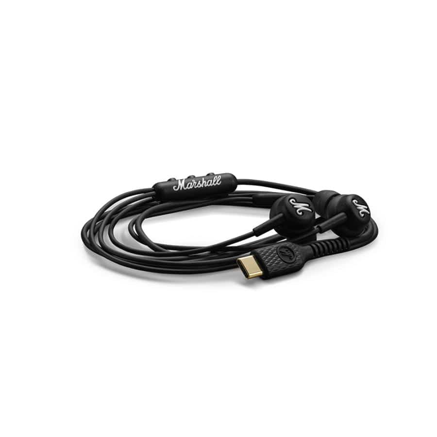 マーシャル イヤホン MODE USB-C Black Marshall 有線イヤホン USB-C接続