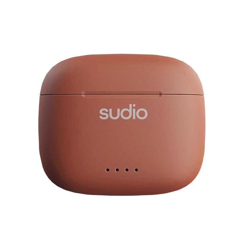 SUDIO ワイヤレス イヤホン A1 レッド Bluetooth5.3 IPX4レベル防水 マイク付き 軽量【国内正規品】