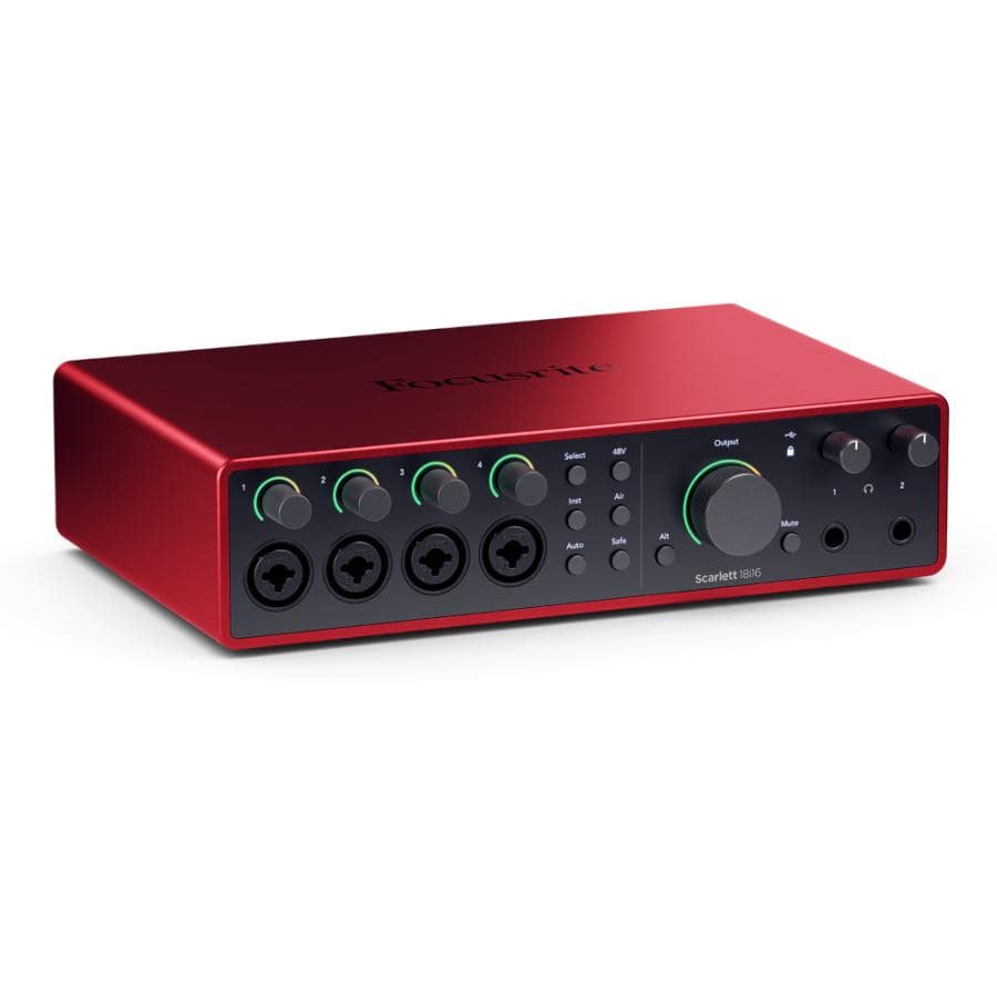 Focusrite オーディオ インターフェイス Scarlett 18i16 4th Gen フォーカスライト DTM
