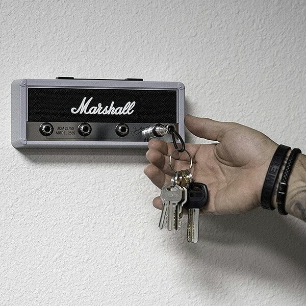 《在庫限り》 Pluginz Marshall マーシャル Silver Jubilee Amp Jack Rack キーホルダー with 4 keychains プラグインツ