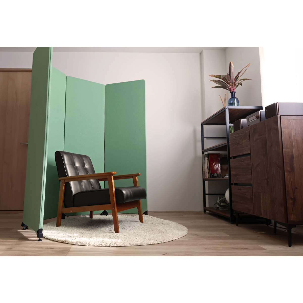 林製作所 オーディオルームパネル GP-04 グリーン【4連セット】 吸音 パーティション 【沖縄・離島配送不可】【組み立て式】【メーカー直送品】 グリーン【4連セット】 DZONE