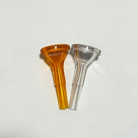 pBone ピーボーン プラスチックトロンボーン オレンジ ケース付き 良品】pBone ピーボーン プラスチックトロンボーン オレンジ