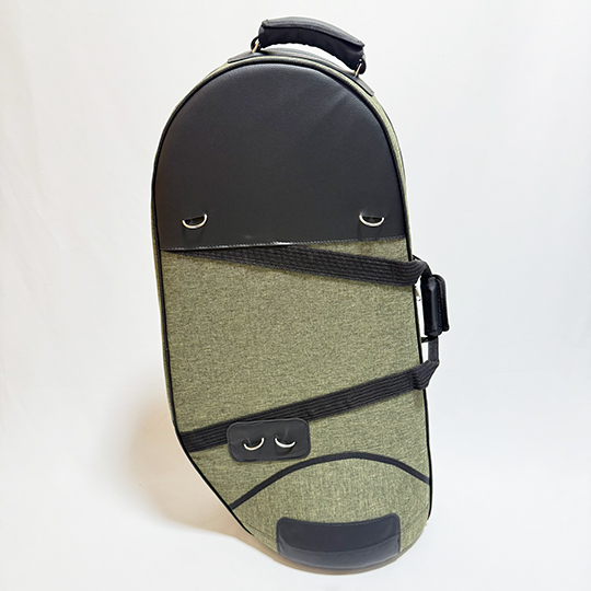 【特注カラー】MB(マーカス・ボナ) ユーフォニアム ソフトケース/カチオングリーン&ベージュ