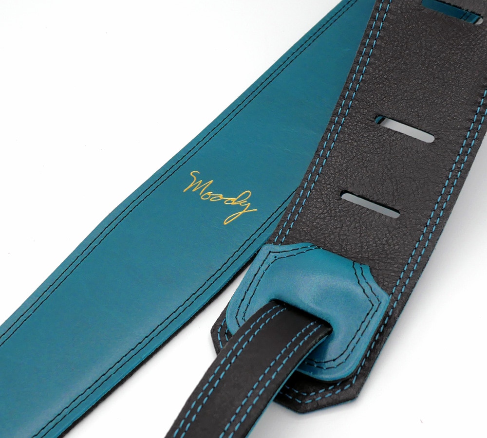 Leather 2.5 Inch Blue-Black Standard Tail