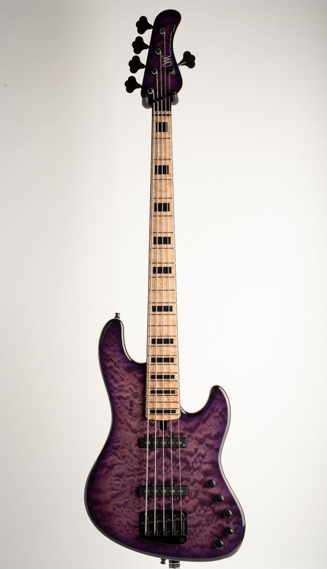 Jabba Custom 5 AAA Quilt Maple Top Infinite Purple Gloss