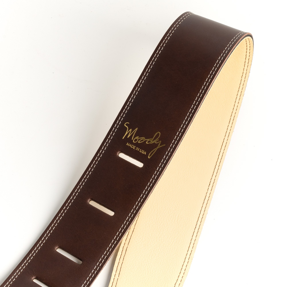 Leather 2.5 Inch Brown-Cream Standard Tail