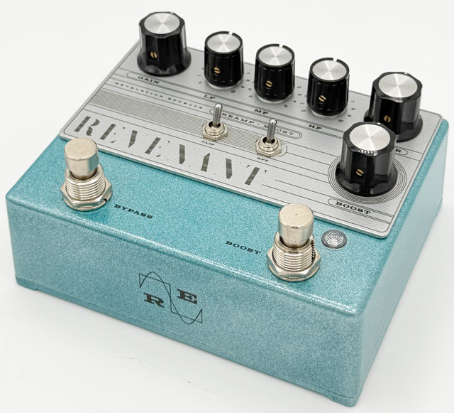 REVENANT Preamp-Boost V1.2 -Teal Sparkle with Silver face plate- (Limited)