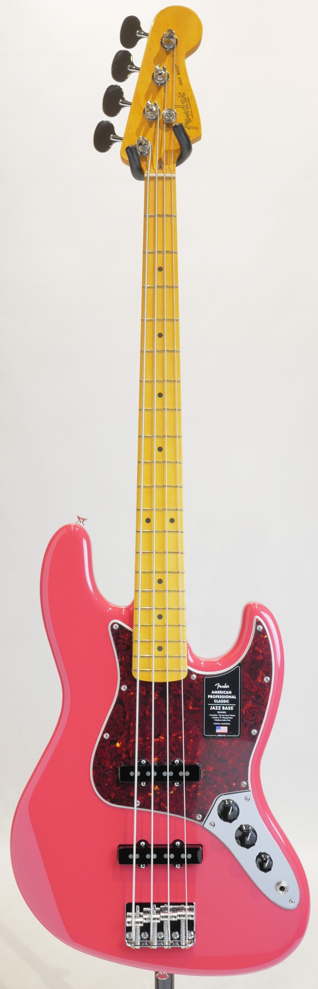 American Professional Classic Jazz Bass Faded Dakota Red Faded Dakota Red BASS SIDE
