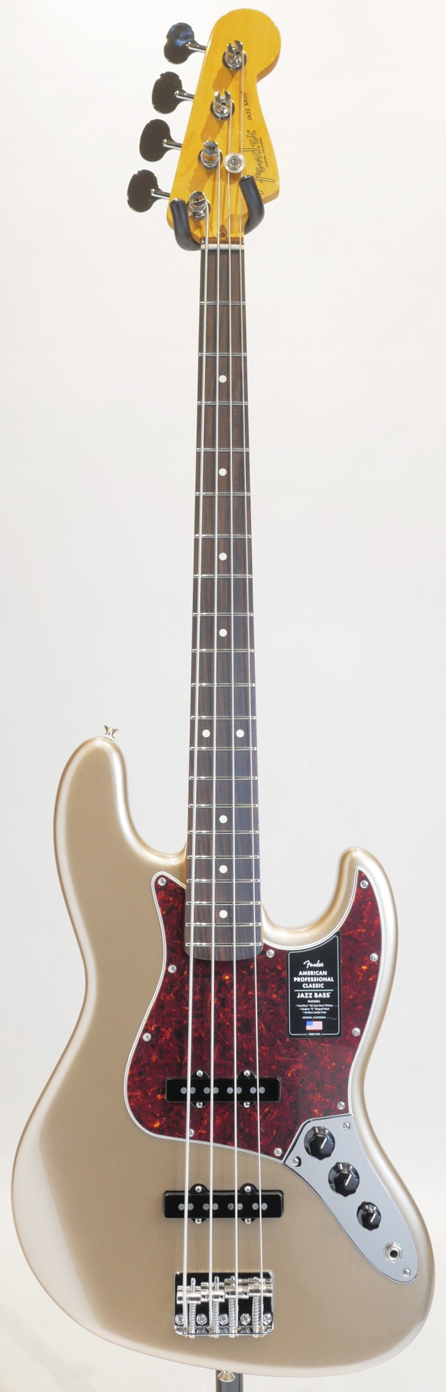 American Professional Classic Jazz Bass Faded Firemist Gold Faded Firemist Gold BASS SIDE