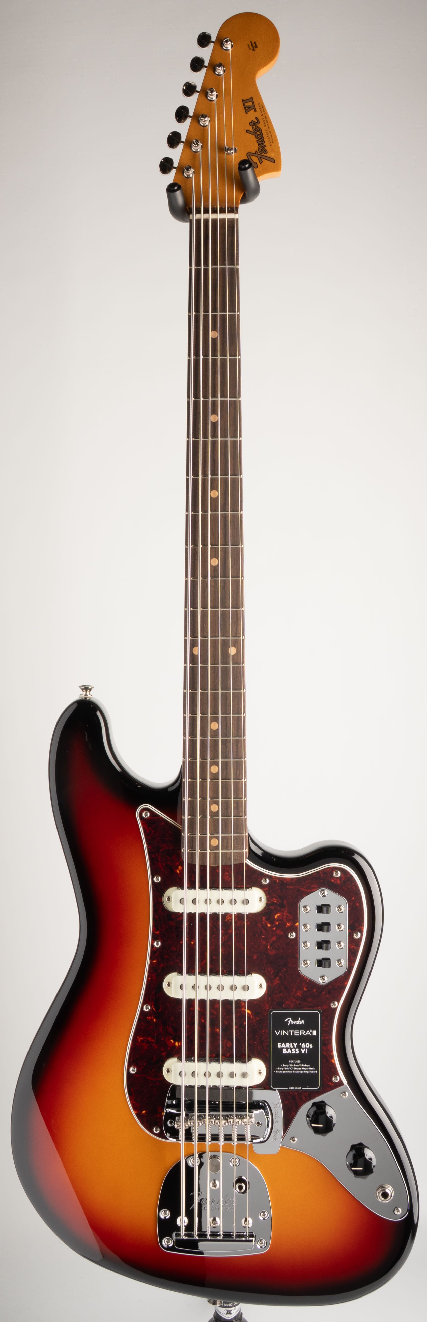 Vintera III Early '60s Bass VI / 3-Color Sunburst 3CSB MIKIGAKKI RHYTHM SQUARE BassSide