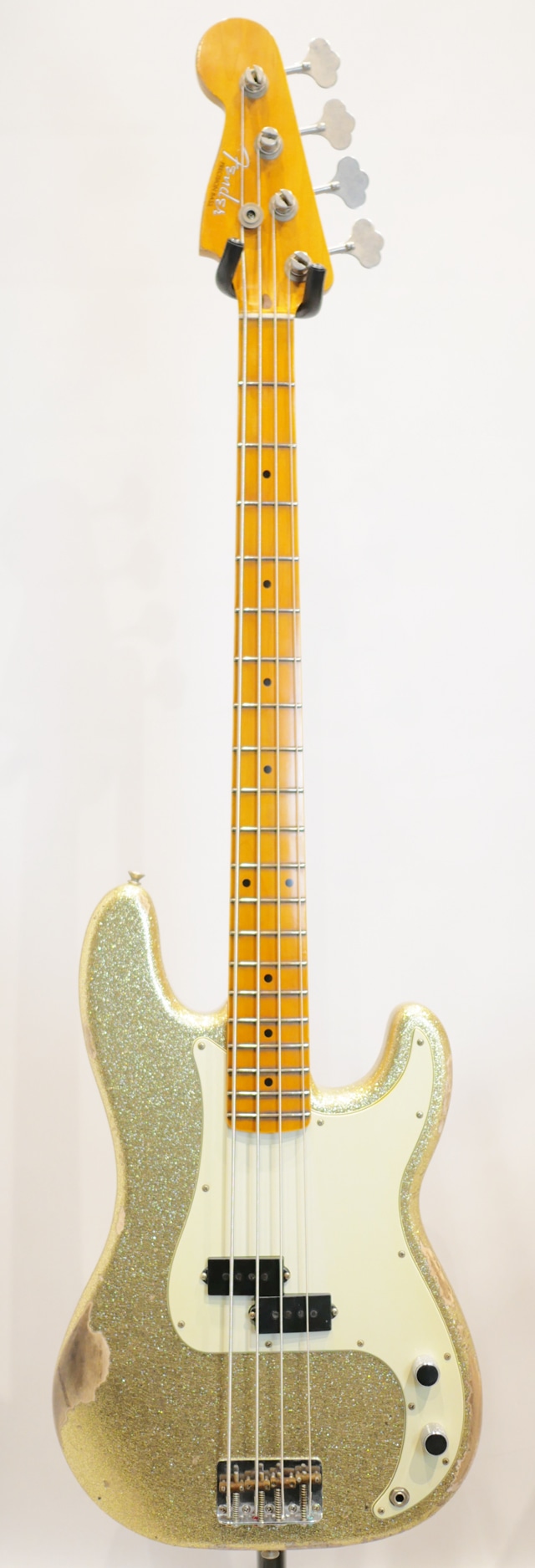 Custom Build J Signature Precision Bass Heavy Relic Champagne Gold