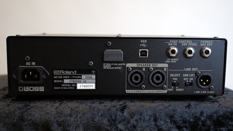 BOSS Katana 500 bass head ベース用アンプ 上質なトーンと独自の「CAB RESONANCE」機能を備えた ベース用