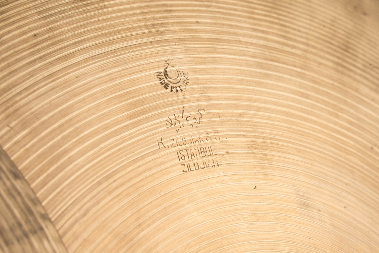 【VINTAGE】1959-66' K Zildjian Istanbul 14" HiHats Intermediate Stamp 789g/907g