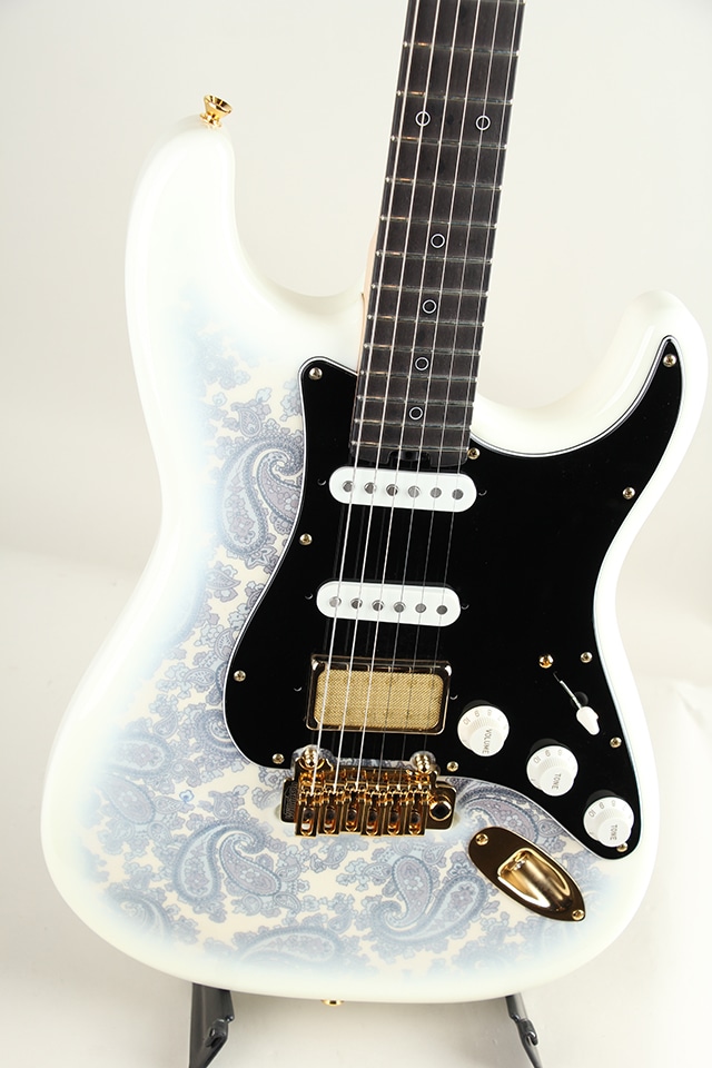 OWL-ST / “DROP”series "Victoria" White Burst w/Paisley
