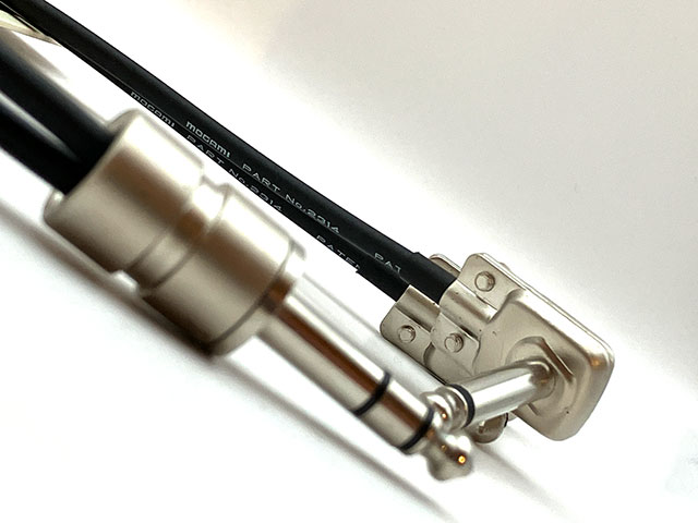 Square Plug Insert (“Y”) Cable - Mogami 2314 12" DUAL L/S