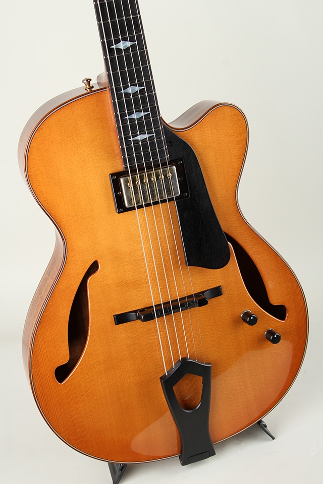 15inch Custom Archtop Figured Koa Back /Natural