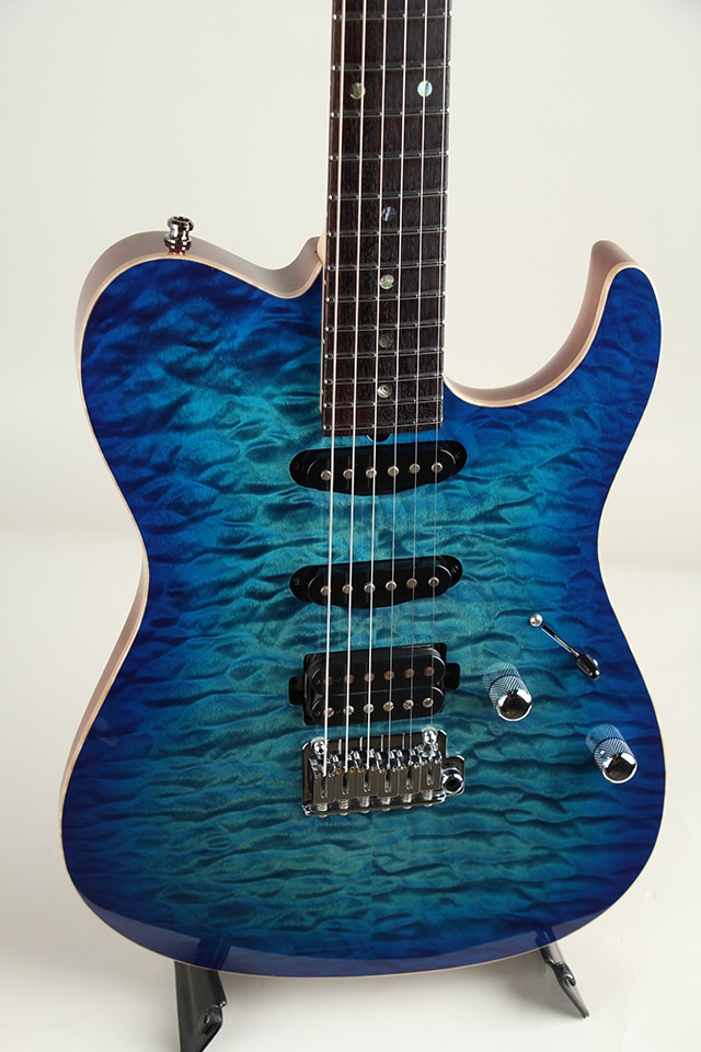 DTL-22 Quilt Top Matching Head / Trans Blue Burst