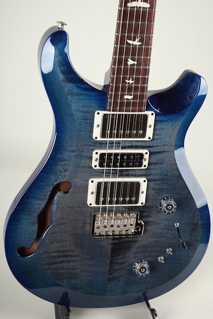 S2 Special Semi-Hollow Faded Gray Black Blue Burst 2025