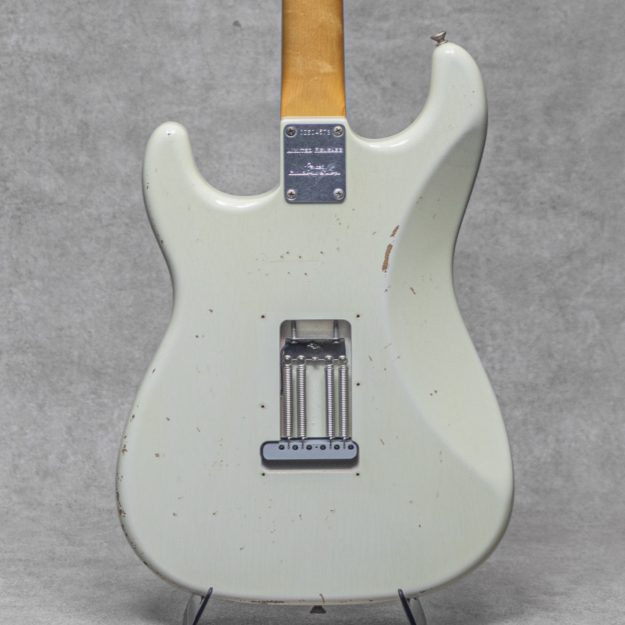 MBS LTD 1960 Stratocaster Relic Brazilian Rosewood FB Olympic White Built by Greg Fessler / 2006