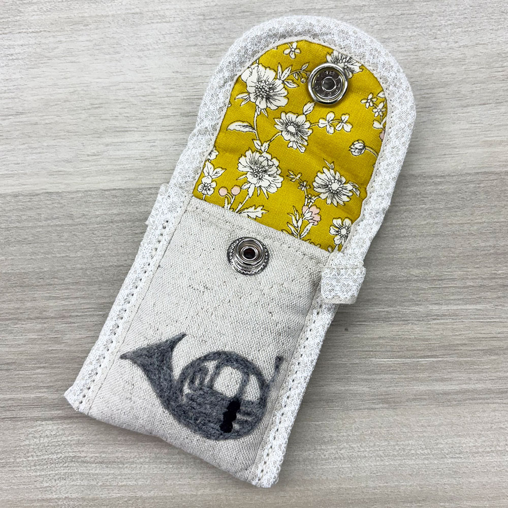 マウスピースポーチ フレンチホルン用 ベージュ