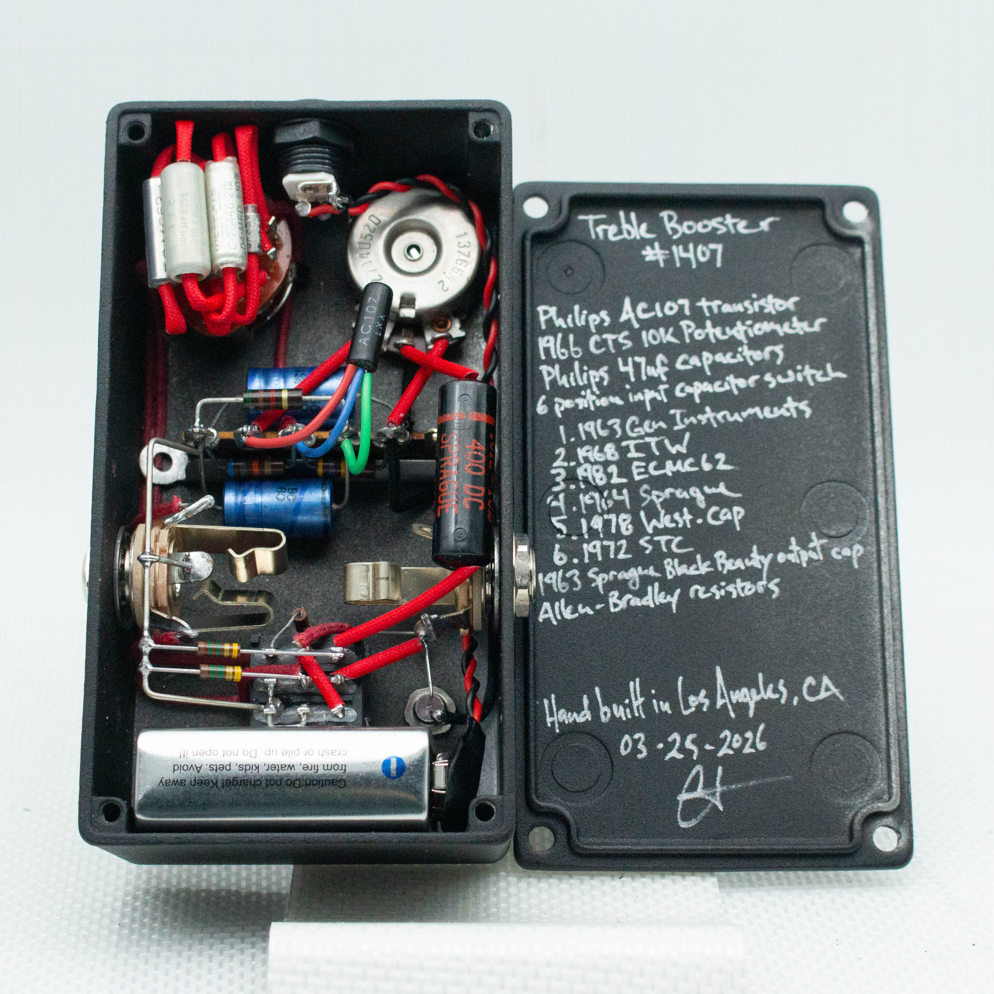 Two knob Treble booster: エフェクター｜三木楽器公式通販サイト